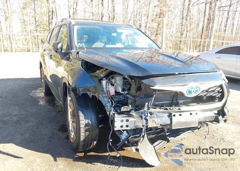 2023 Toyota Highlander Hybrid Xle Bronze z USA, uszkodzony, nr VIN 5TDABRCH7PS134614